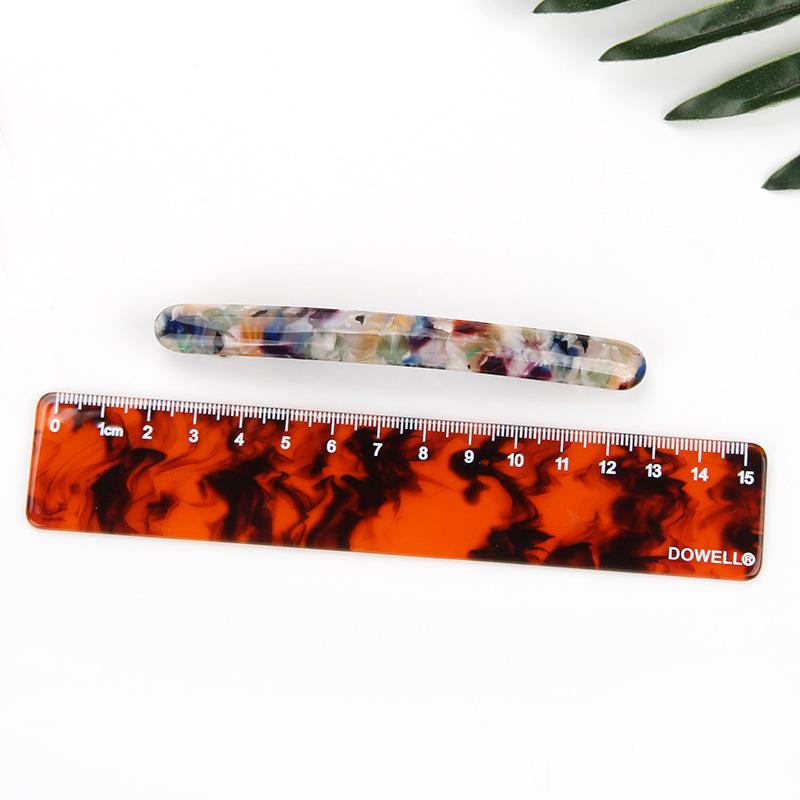 10cm Hair Colorful Clip Vintage Acetate Top Clutch For Trendy Womens Fashion Hair
