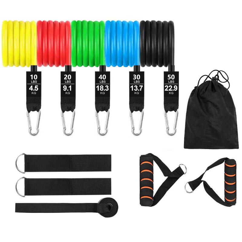 Zhan Ge 11-Piece Resistance Band Training Set