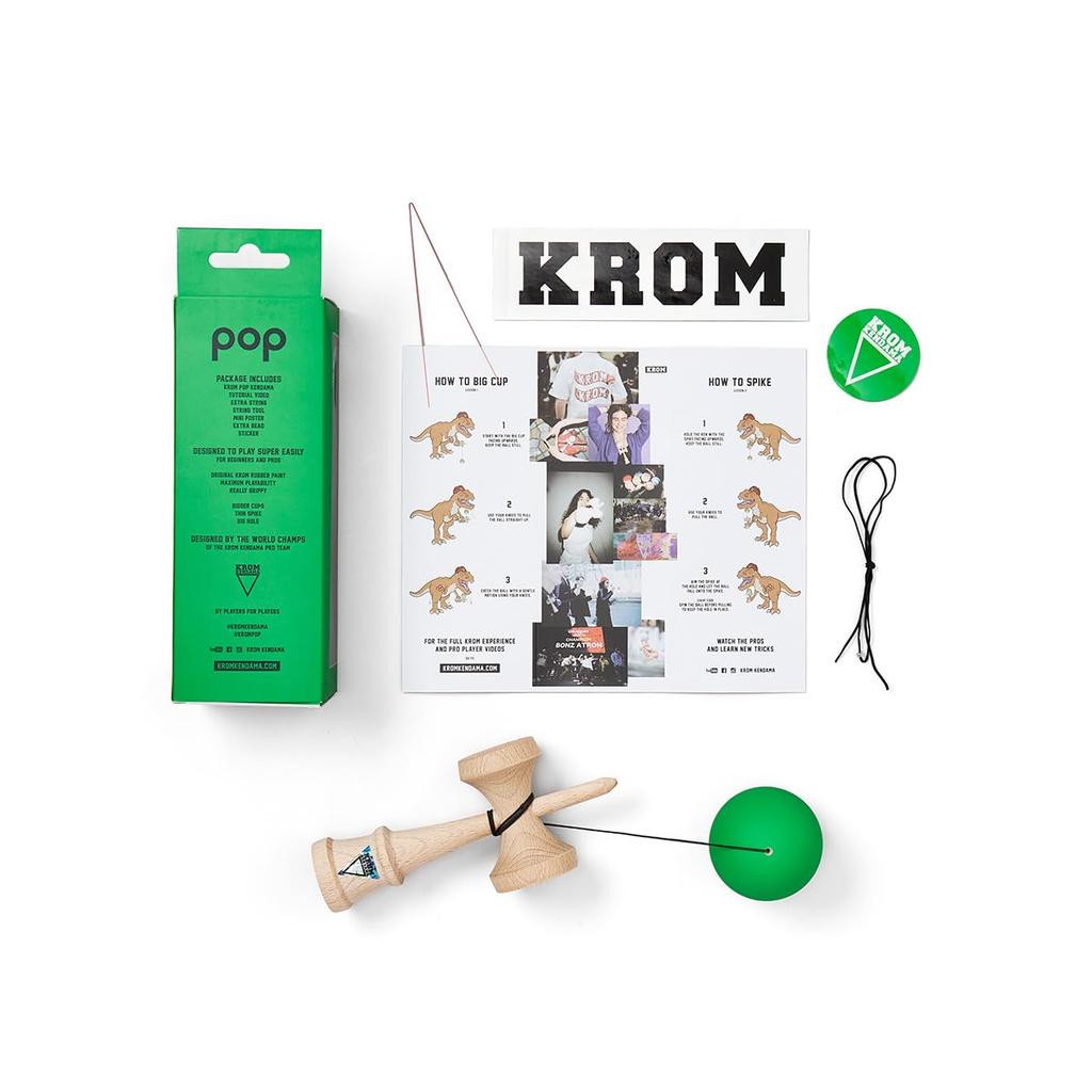 KROM Kendama KROM POP Chrome Pop 16cm Dark Green