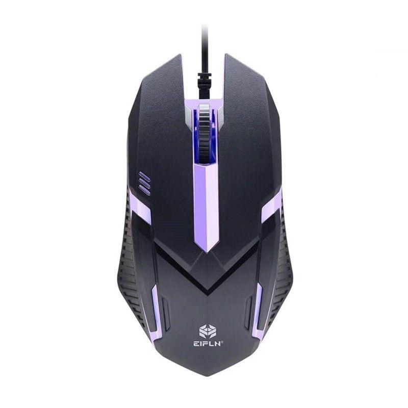 

Seven-Color Backlit Wired Gaming Mouse for Laptop & Desktop чорний