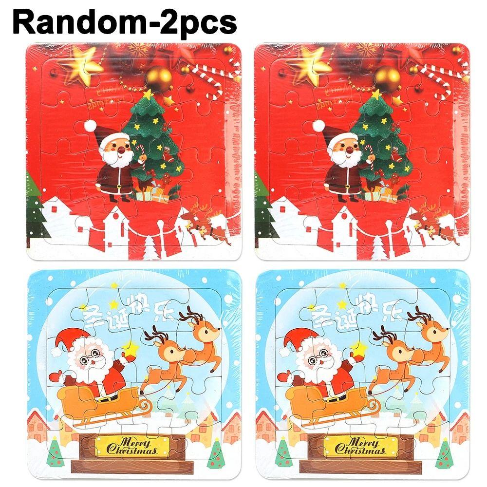Christmas Christmas Puzzle Toys Santa Claus Cartoon Jigsaw Puzzles  Christmas Gifts