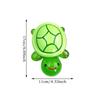 17cm Jumbo Openable Glow-in-the-Dark Turtle Doll Oversized Soft Toy Storage Box Sea Turtle Ornament for Kids