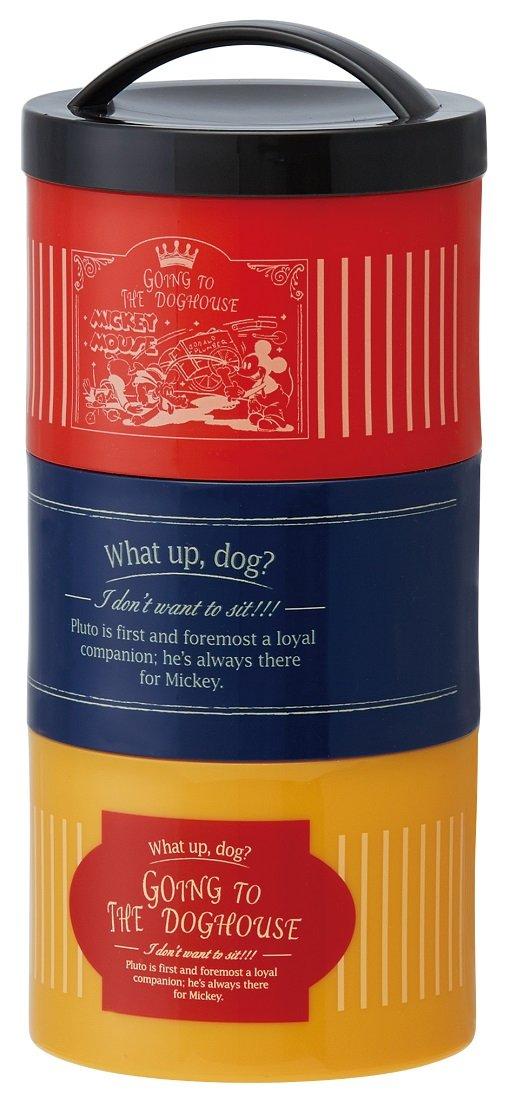 

Skater Lunch Mickey Mouse Vintage Disney LRT3 Bottle-Shaped Box, 480ml,