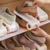 Double Layer Folding Shoe Rack Adjustable Space Saving Design for Closet Storage Durable Organizer Home Use