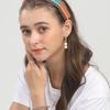 LALA Ethnic Striped Hairband - Brown
