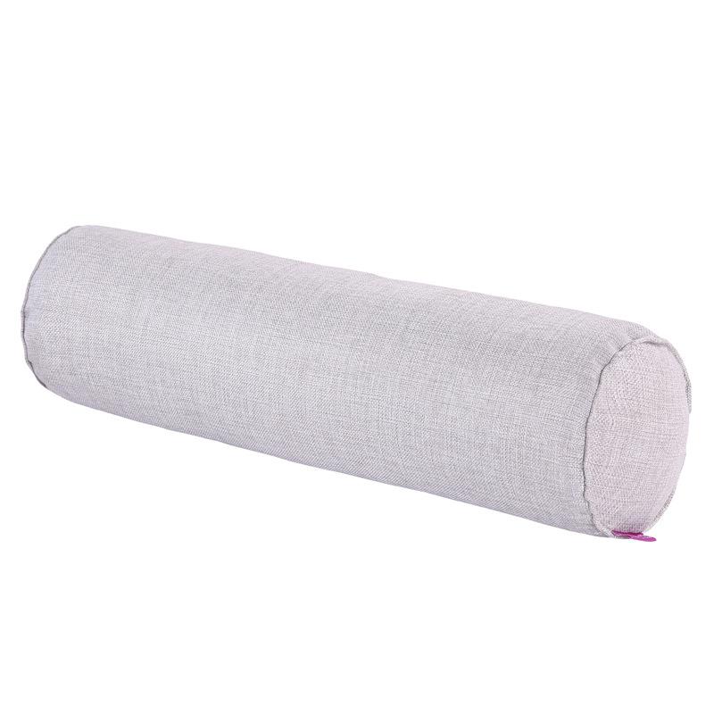 Hot Polyester Fiber Body Pillow Cover (No Filling) Empty Round Bolster Pillowcase Bed Sofa Neck Back Waist Support Cushion Cover