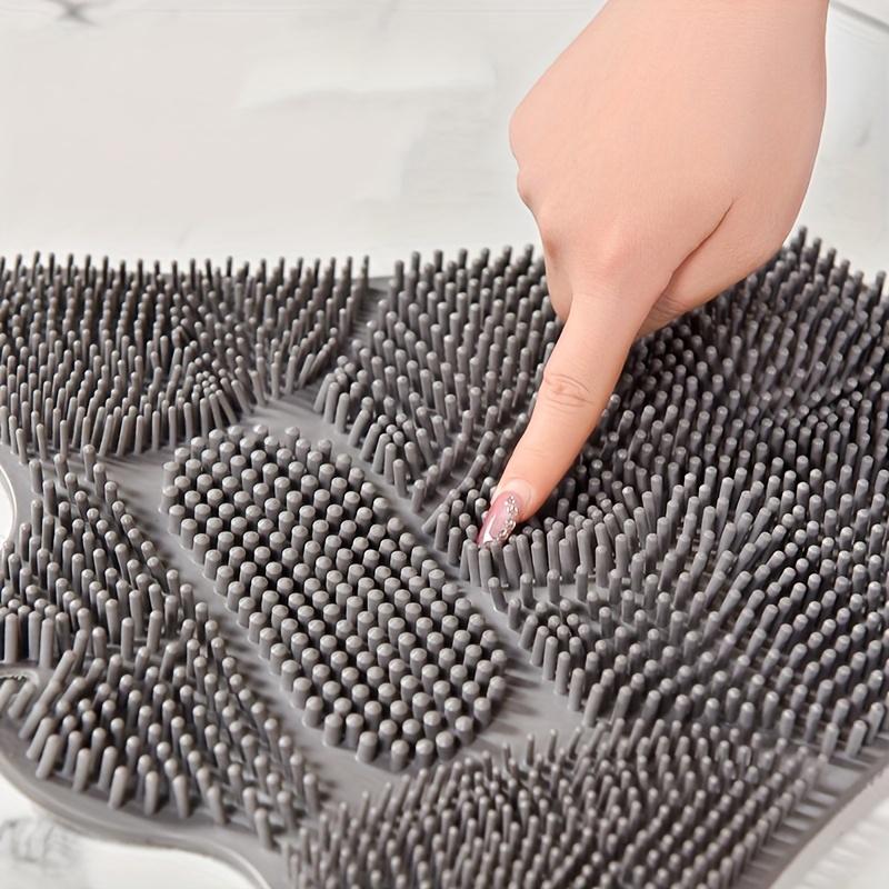 Multifunctional Extra-Large Thick Suction Cup Back Scrubber with Soft Bristles for Deep Massage and Cleansing, Ergonomic Design