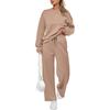 Women's 2 Piece Solid Color Casual Sportswear Long Pants Set