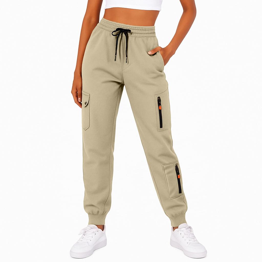 Women's  Sweatpants Fall High Waisted  Pants Drawstring Workout Joggers With Pockets