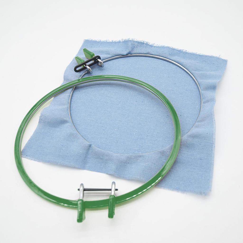8.7'' Embroidery Hoop Spring Tension for Kids Needlecraft Household Tool