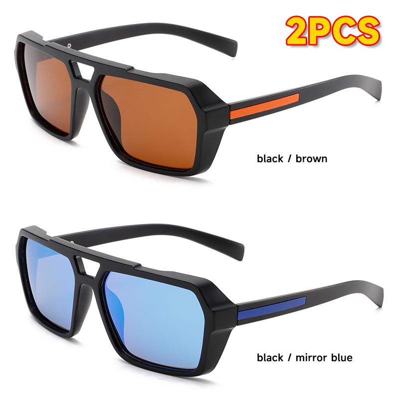 New High Quality Hd Polarized Sunglasses Men Driving Sunglass Men Uv400 Brand Designer Eyewear Mirror Lenses Retro Shades