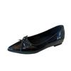 W629-3 French fairy style pointed Mary Jane women's shoes 2025 spring and autumn new models with skirt bow single shoes women