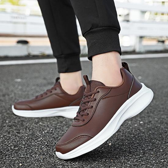Męskie i Damskie Lekkie Buty Sportowe, Wiosenne Niskie Skórzane Buty, Para Duży Rozmiar Casualowe Buty do Chodzenia i Biegania