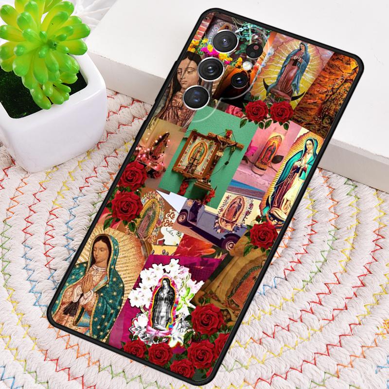 Guadalupe San Judas Silicone Phone Case For Samsung Galaxy note 10 pro S26 S25 S24 S23 S22 S21 Plus S25Ultra Capa Cover