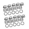 10 Kits Adjustable Extension Nylon Slider Strap Replacement Lingerie Hook