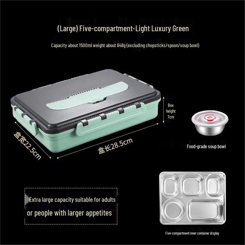 Qianxing 304 Stainless Steel Bento Box with Lid