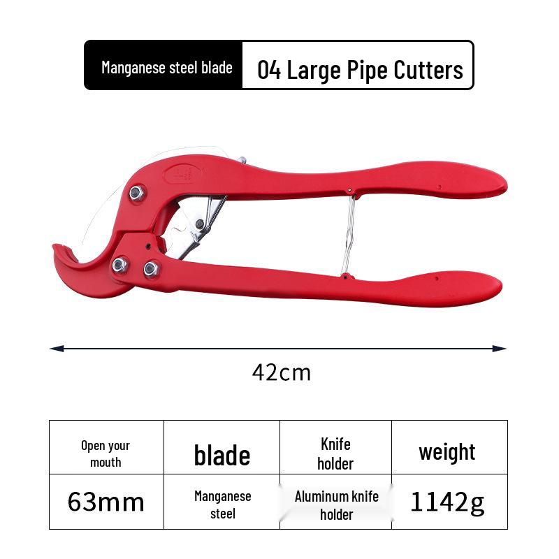 PVC Rohrschneider 32mm, 42mm PPR, Kunststoffwasserrohrschere, Zange Pipeline Werkzeuge