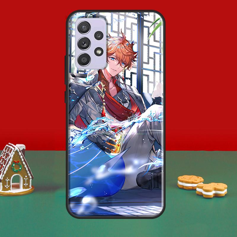 Tartaglia Genshin Impact Cover For Samsung A32 A12 A22 A52 A72 A21S A20e A03S A40 A50 A70 A31 A51 A71 A52S Case