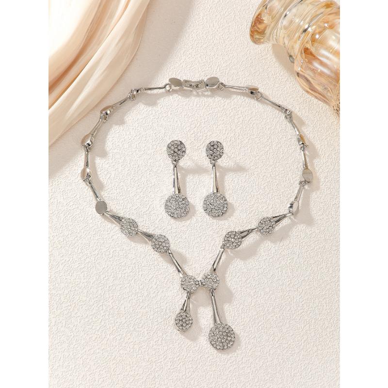 

Наборы ожерелий и серег для женщин, массивные ожерелья-подвески с кубическим цирконием, покрытые 14-каратным золотом, ювелирные изделия, серьги-заявления, подарок