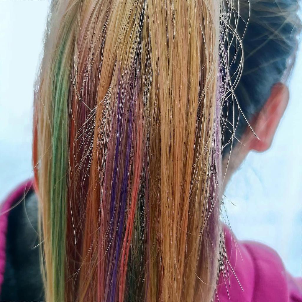 6 Color Hair Chalk For Girls Kids-new Hair Chalk Comb Temporary Washable Hair Color Dye For Girls Kids-7 8 9 10 Year Old Girl Gifts-birthday Gift For