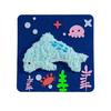 1/7/10Pcs Christmas Handmade DIY Material Bag Easy to Operate Embroidered Doll Set with Cartoon Animal Pattern Sewing Craft Kit