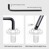 AIRAJ Allen Wrench Set Hex Wrench Multifunctional Short Arm Tool Universal Wrench Tool