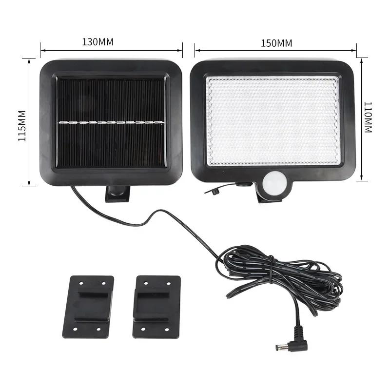 LED Solar Split Wall Lamp 3 Mode Waterproof Motion Sensor Lamps Garden Street Lighting Solar Lamp For Garage Security Wall Light