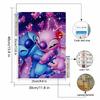 Full Round Diamond Painting Stitch and His Girlfriend Art Rhinestone Picture Mosaic DIY 5D Cross Stitch Embroidery Home Decoration