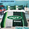 Custom Name 3PCS Jaguar Team Spirit Bedding Set,Including  Duvet Cover And 2pcs Pillowcases Perfect for Bedroom,Dormitory,Fan Christmas gift