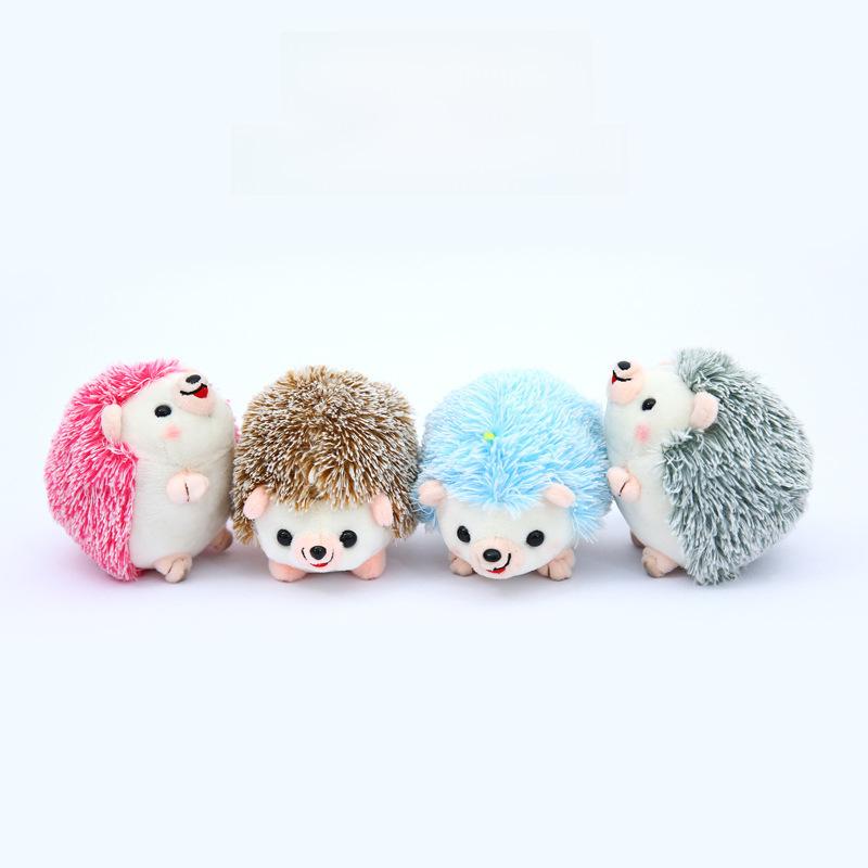 Plush Soft Hedgehog Keychain Small Adorable Stuffed Animal Doll Kids Gift
