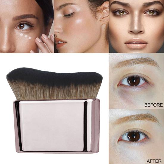 Yousheng Self Tanner Makeup Brush Multi-purpose Tanner Lotion Applicator Body Synthetic Body Coverage Perfector Foundations Loose Powder Brush