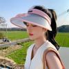 Summer Sun Protection Hat With Fan And Wide Brim For Outdoor Activities