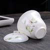 Chaxun Portable Ceramic Kung Fu Tea Set - Mutton Fat Jade Porcelain