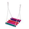 1PC Pet Bird Parrot Chewing Toy Ladder Climb Hanging Bridge Swing Toys