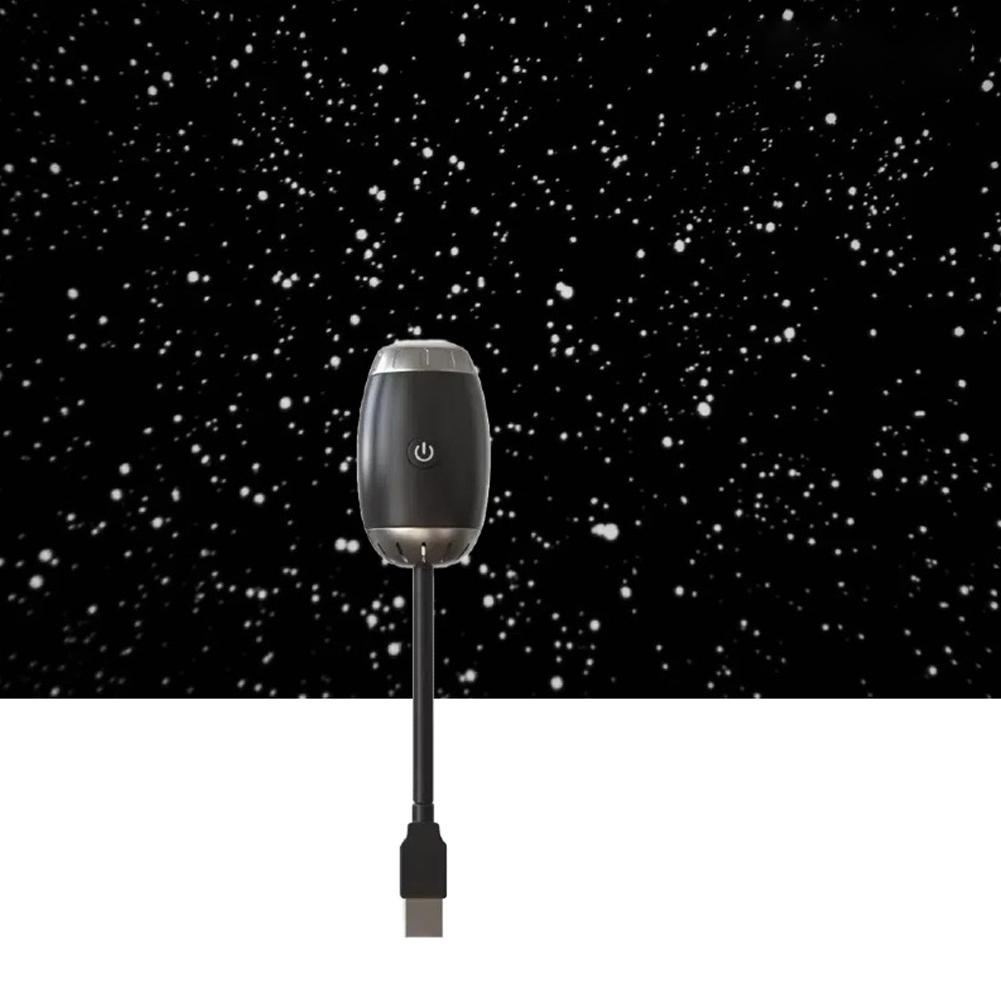 USB LED Starry Car Atmosphere Light Adjustable Focus Large Range Projection Romantic Saturn Galaxy Party Interior Decor Light