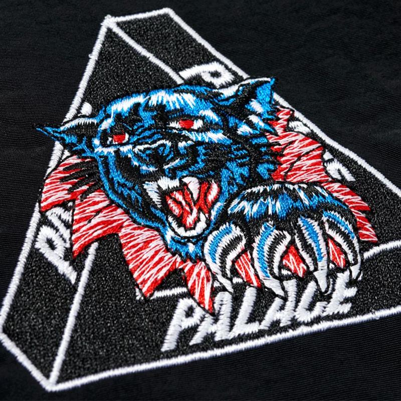 Palace Tri-Ferg Logo Collar Jacket Unisex Jackets Black P17JK072