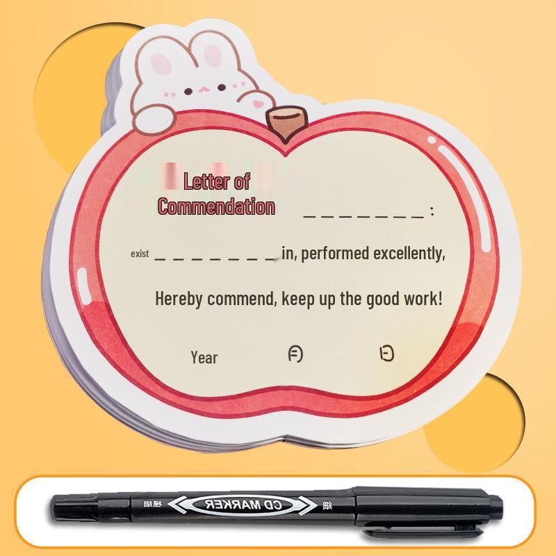 You're Awesome! Cartoon Commendation Certificate for Students, Parents, and Teachers