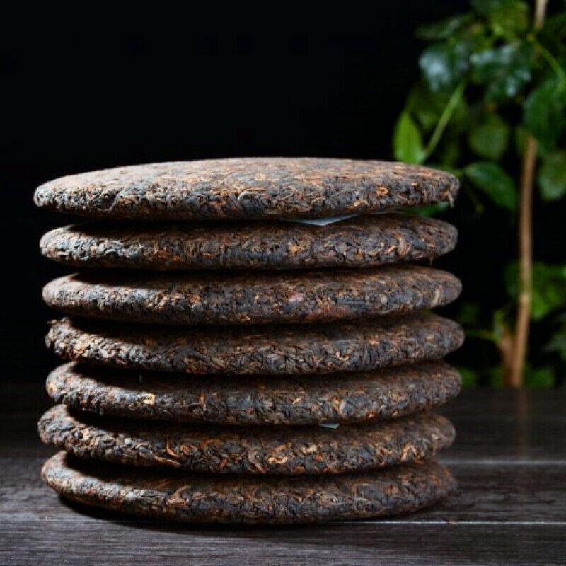 Torta di tè cotto Pu-Erh da 357 g Tè nero biologico premium Yunnan Old Tree Pu'er