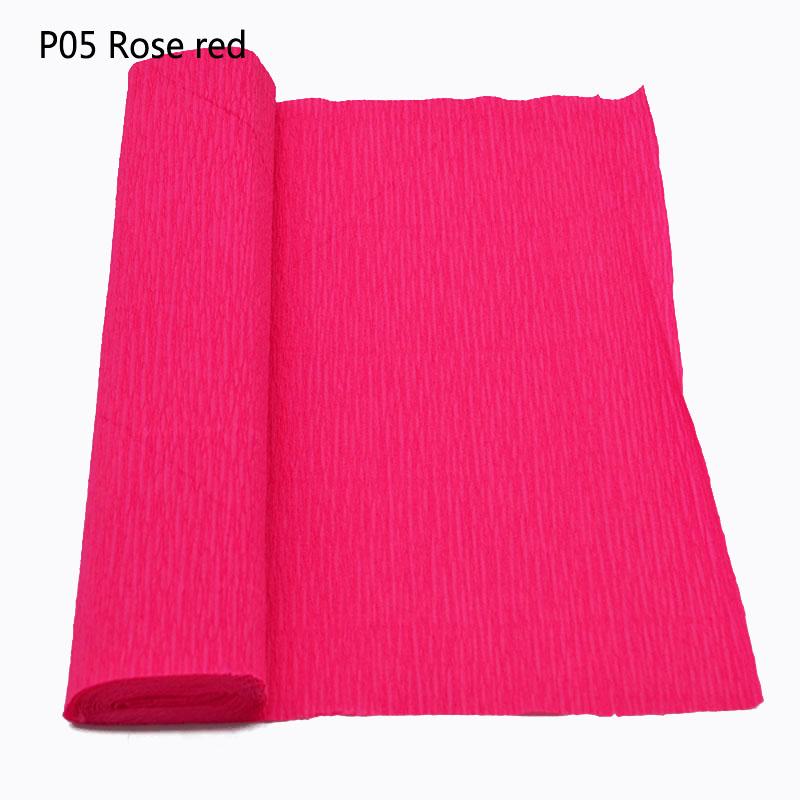 250x25cm 1 Roll DIY Flower Making Crepe Papers Wrapping Flowers Gifts Packing Material Handmade Diy Wrapping Paper Craft Decor