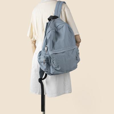Frühling Nischendesign Große Kapazität Nylon Rucksack Damen High-End Schlichter College-Rucksack