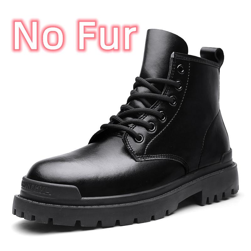 Мужская обувь высокого качества охотничьи ботинки люксовый бренд зимняя мужская обувь — фото 8