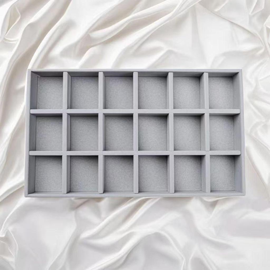 Samt Schmuckaufbewahrungsschale für Armbänder und Accessoires - Eisblumen-Design