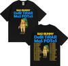 Rapper Bad Bunny Debi Tirar Mas Fotos DTMF Album 2026 T-Shirt Unisex Retro Cartoon Fashion Short Sleeve T-Shirt Streetwear