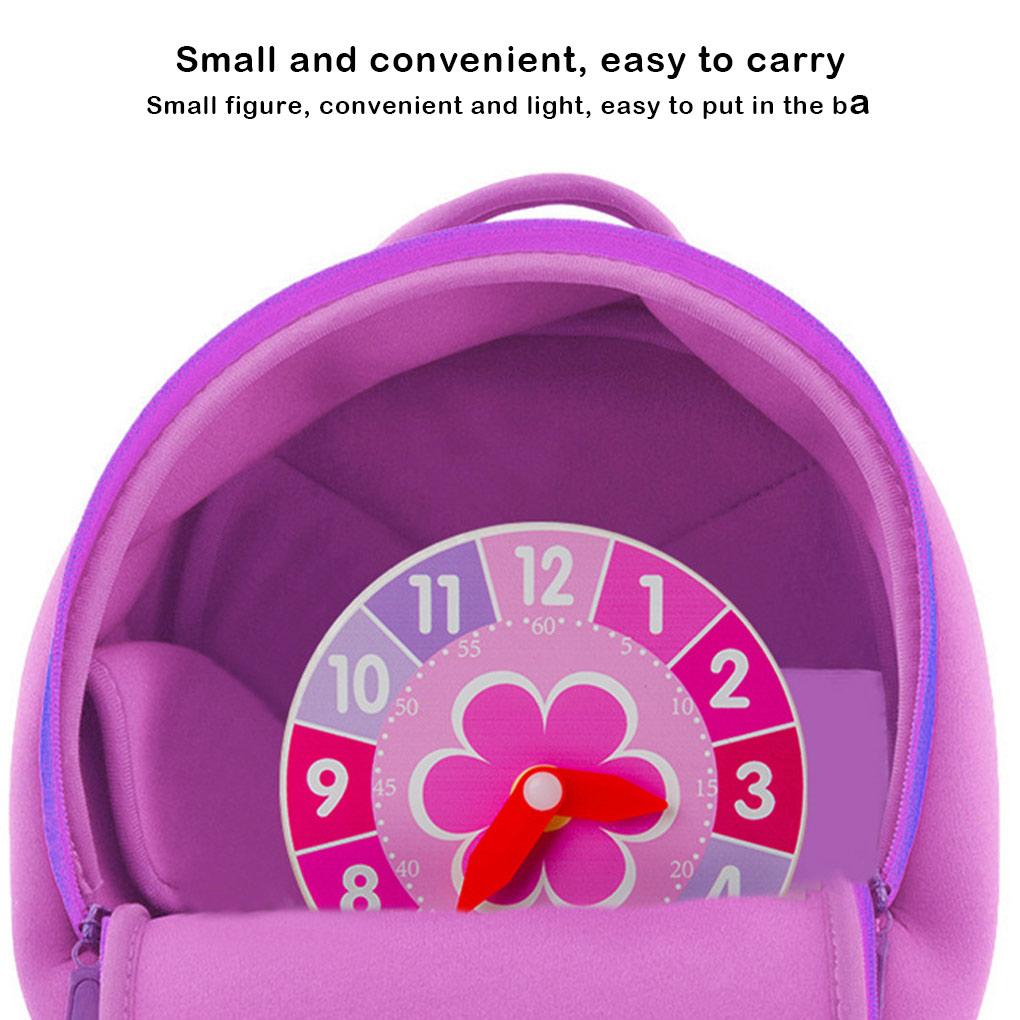 Toddlers Alarms Clock Toy Hour Second Cognition Clocks Toys Preschool Educational Teaching Aids for School Kindergarten