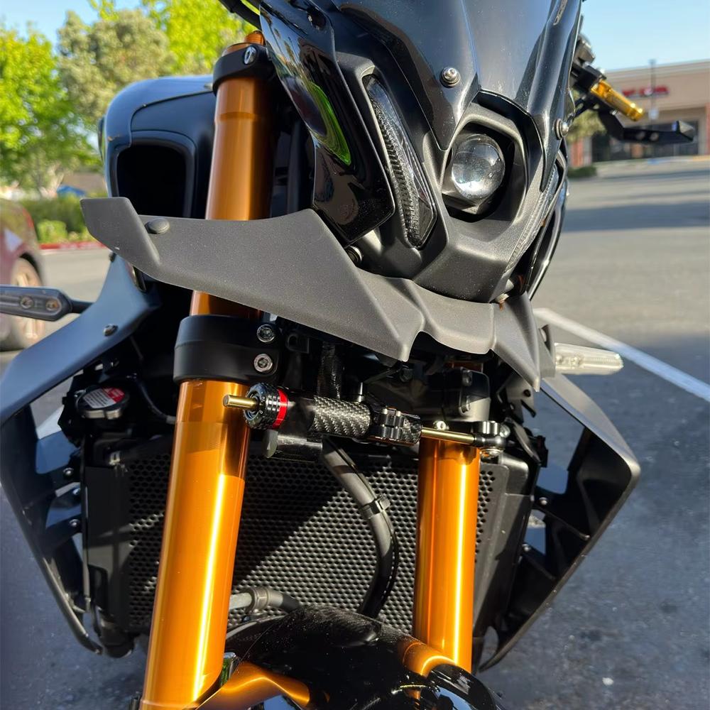 Motorcycle Steering Damper Mount Bracket Stabilizer Support For YAMAHA MT 09 MT09 SP 2021 - 2024 Speed Wobble Safety Accessories