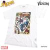 EVERSOUL Marvel VENOM Avengers Short Sleeve T-Shirt, American Comic Book Merchandise, Birthday Gift, Unisex, White, XL Size [Parallel Import]
