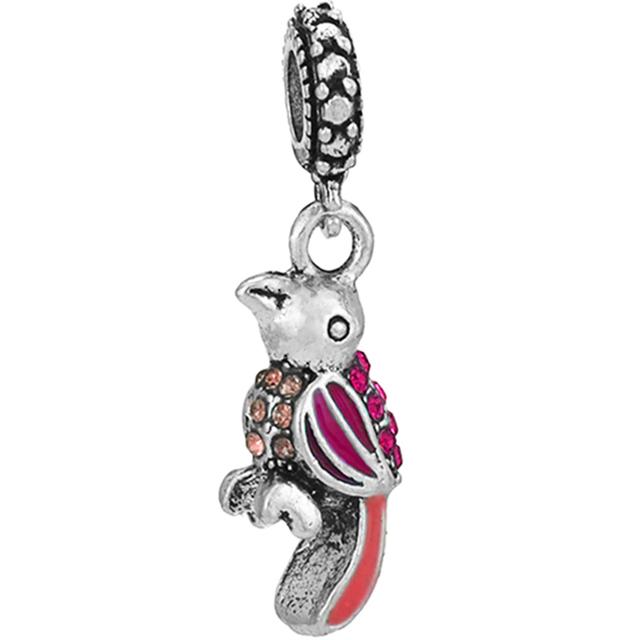 4pcs /Lot 2022 Sterling Silver Color Beads 41 Styles Sparkling Charm Fit Original Brand Bracelets For Women Jewelry Making Gift