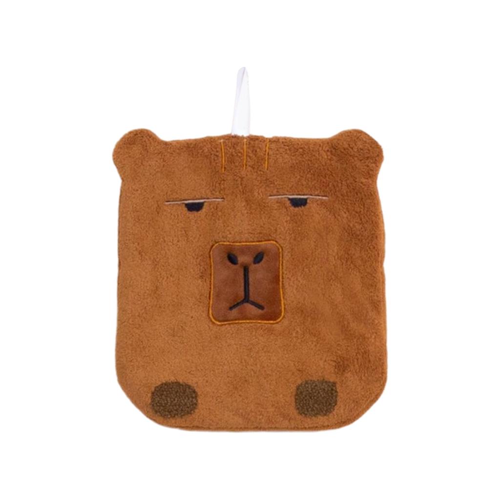 Liebliches Tiermuster Kinderhandtuch Weich Saugfähig Polyester Ideal für Heim- und Autoreinigung