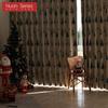 1PC Nuan Series Christmas Style Blackout Curtains Christmas Tree Pattern Printed Curtains for Bedroom Living Room Balcony Window for Home Decor