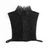 Perfect Match Elegant Ruffle Stand Up Collar For Women Girls Detachable Half Shirt Blouse False Collar Flower Hollow Out Decorative Collars